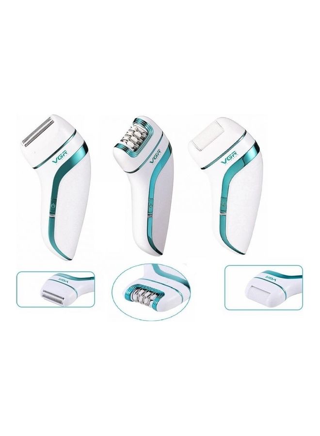 Electric Hair Removal Machine for Women White/Blue