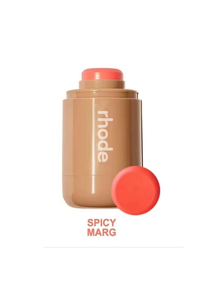 A Creamy Blush For Buildable Color + Baby-Soft Cheeks 0.18 Oz,Spicy Marg - Bright Coral