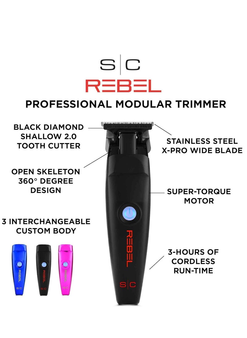 Stylecraft Rebel Professional Cordless Hair Trimmer with Modular Super-Torque Motor