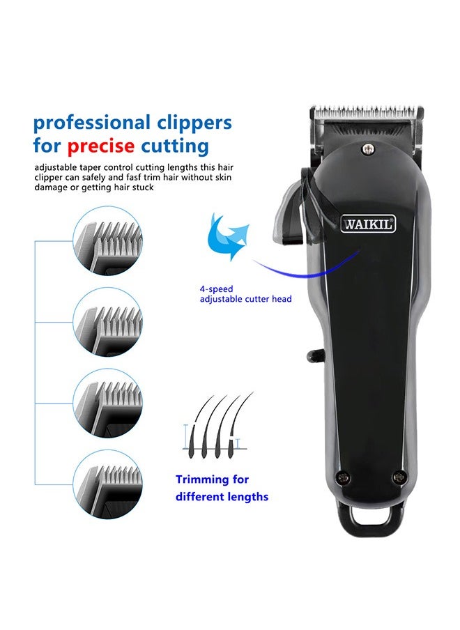Cordless Hair Clippers The Cutter Head Can Be Disassembled And Washed Hair Accessories Black