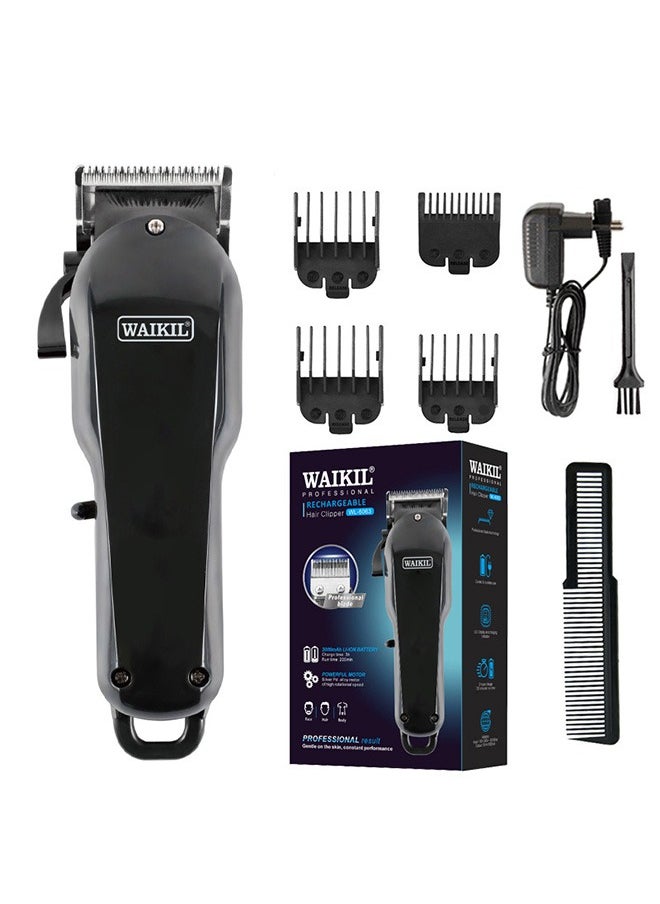 Cordless Hair Clippers The Cutter Head Can Be Disassembled And Washed Hair Accessories Black