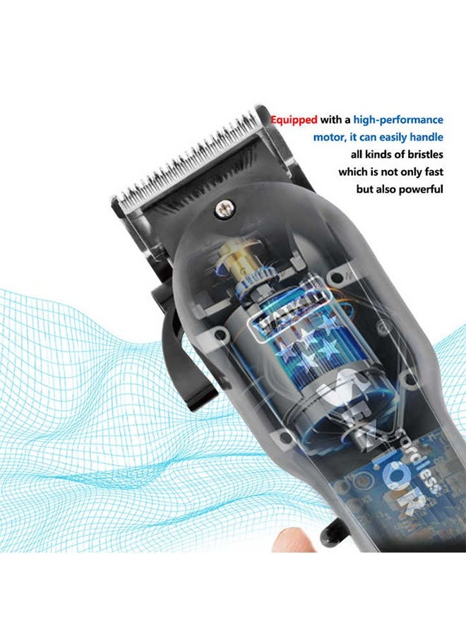 Cordless Hair Clippers The Cutter Head Can Be Disassembled And Washed Hair Accessories Black