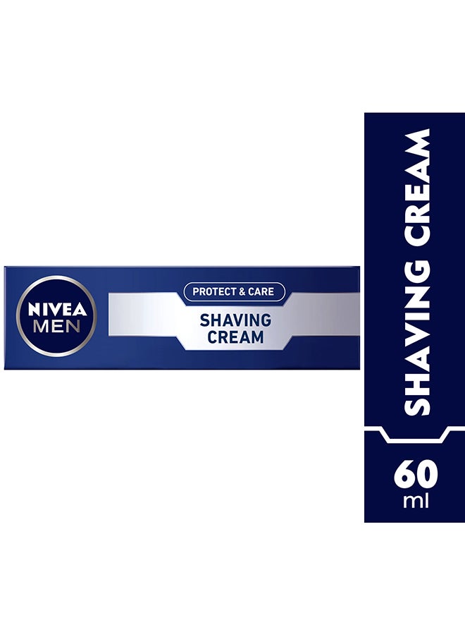 MEN Protect & Care Shaving Cream, Aloe Vera, 60ml