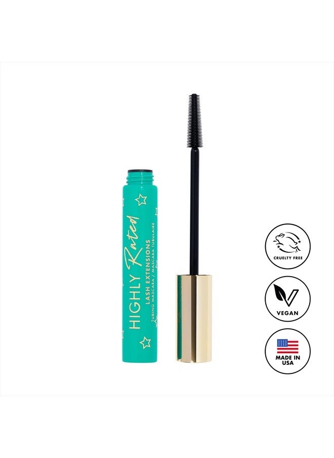 Highly Rated Lash Extensions Tubing Mascara for Added Length and Lift - Black - As Seen on Tik Tok