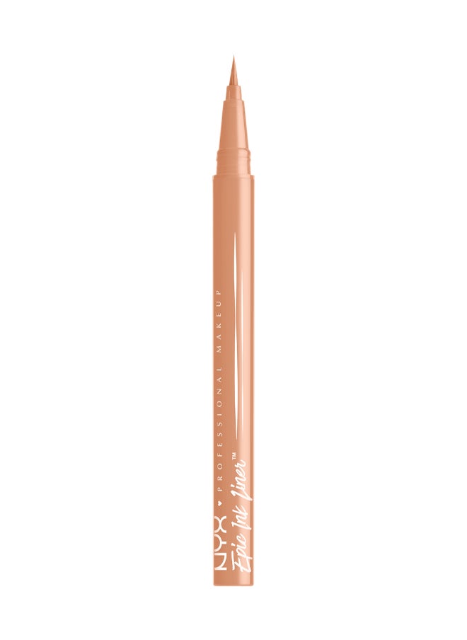 Epic Ink Liner, Waterproof Liquid Eyeliner - Lil Toasty, Vegan Formula, Intense Pigment