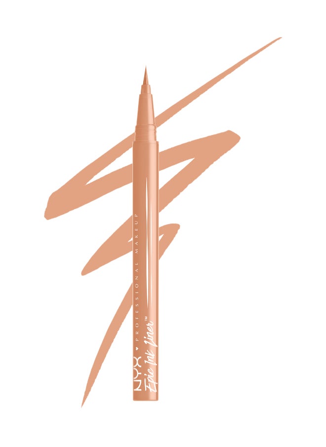 Epic Ink Liner, Waterproof Liquid Eyeliner - Lil Toasty, Vegan Formula, Intense Pigment