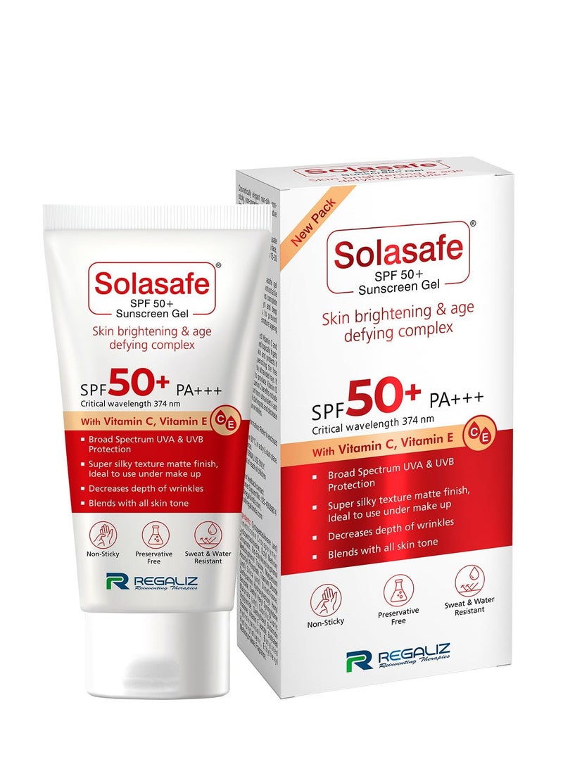 Regaliz Sunscreen SPF 50+ | Broad-Spectrum UVA & UVB Protection | Water-Resistant, Lightweight, and Non-Greasy Formula | Anti-Aging and Blue Light Protection | Suitable for All Skin Types