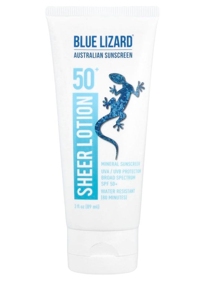 Body Sheer Lotion Mineral Sunscreen SPF 50+ 3 fl oz (89 ml)