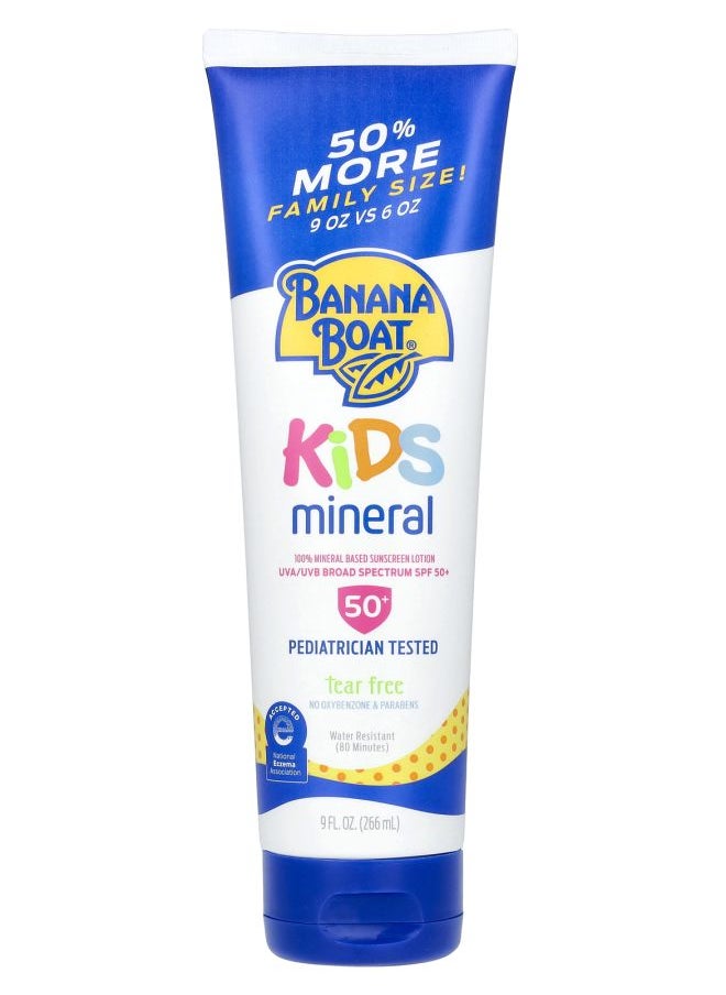 Kids Mineral Based Sunscreen Lotion SPF 50+ 9 fl oz (266 ml)