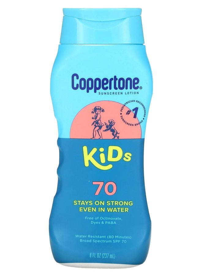 Kids Sunscreen Lotion  SPF 70 8 fl oz (237 ml)