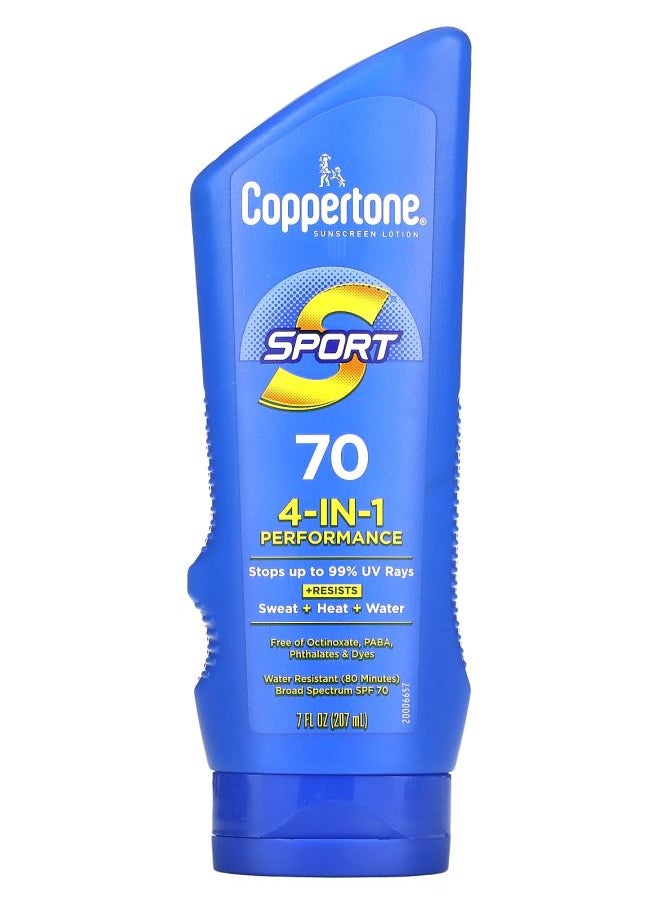 Sport Sunscreen Lotion 4-In-1 Performance SPF 70 7 fl oz (207 ml)