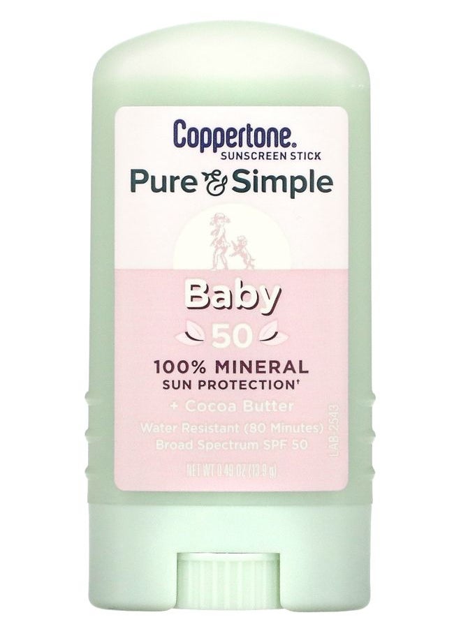 Baby Sunscreen Stick SPF 50 0.49 oz (13.9 g)