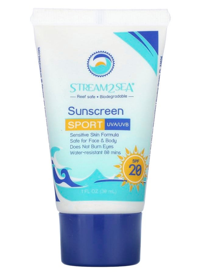 Sunscreen Sport SPF 20 1 fl oz (30 ml)