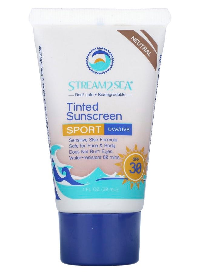 Tinted Sunscreen Sport SPF 30 Neutral 1 fl oz (30 ml)