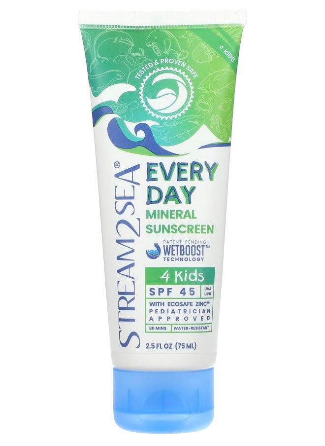 Every Day Mineral Sunscreen SPF 45 4 Kids 2.5 fl oz (75 ml)