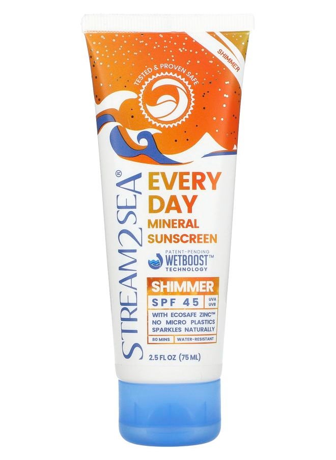 Every Day Mineral Sunscreen Shimmer SPF 45 2.5 fl oz (75 ml)