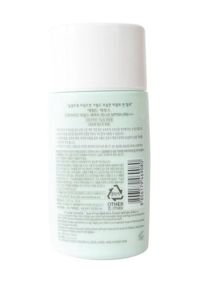 Sunprise Mild Airy Finish SPF50+/PA+++ 55ml