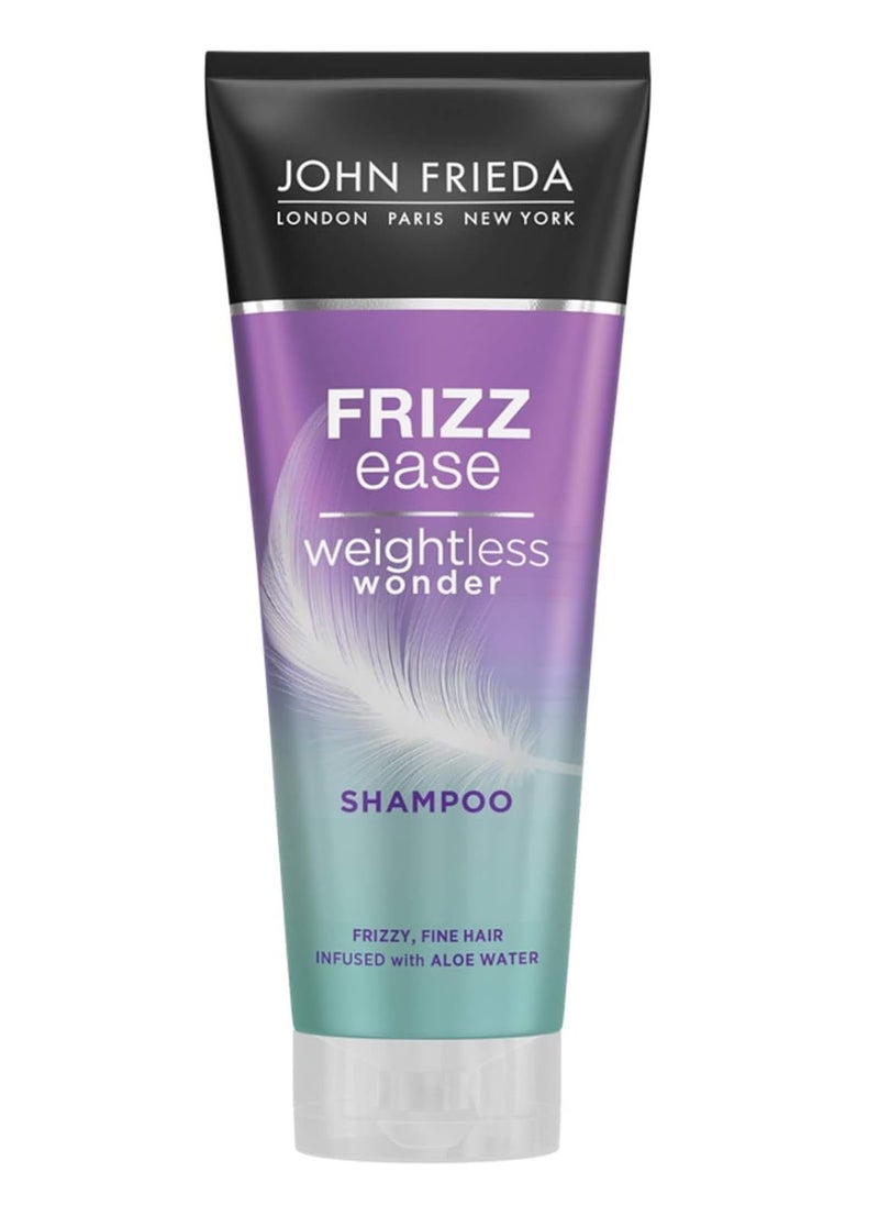 Weightless Wonder Shampoo for Frizzy Fine Hair with Aloe Water 250ml Hydrating Lightweight Shampoo for Fine Frizzy Hair