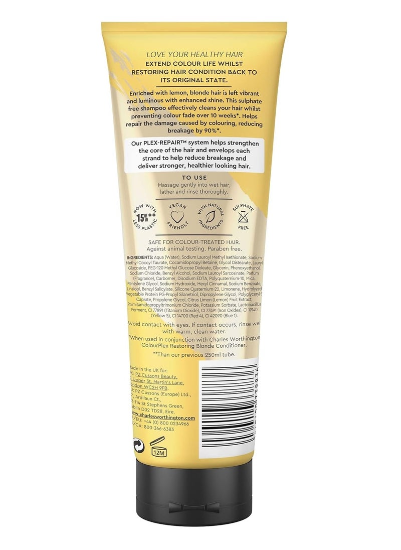 ColourPlex Protecting Blonde Shampoo Tone and Restore Colour Shampoo for Blonde Hair Salon Shampoo for Blondes 250 ml