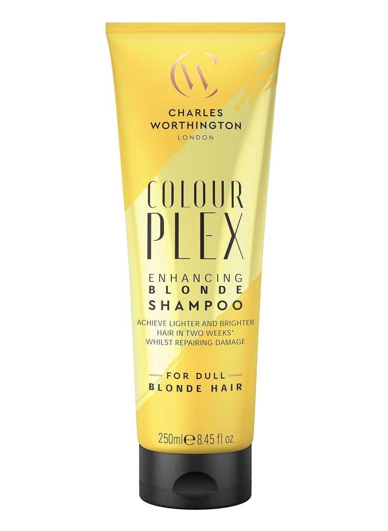 Colour Plex Enhancing Blonde Shampoo Tone and Revitalise Colour Shampoo for Blonde Hair Salon Shampoo for Blondes 250 ml