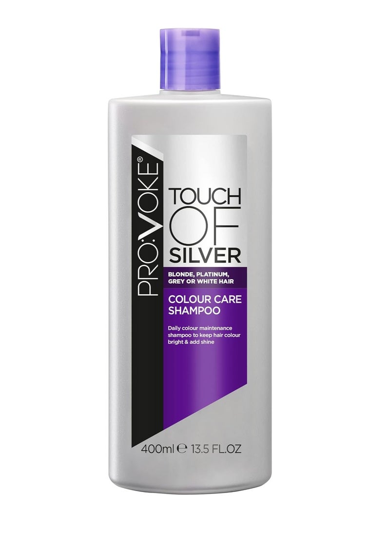 Touch Of Silver Colour Care Shampoo 400 ml Daily Colour Protect Shampoo Prolongs Colour and Adds Shine