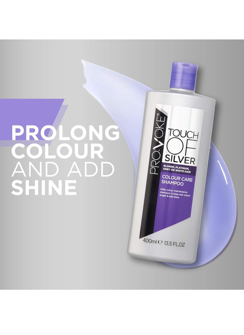 Touch Of Silver Colour Care Shampoo 400 ml Daily Colour Protect Shampoo Prolongs Colour and Adds Shine