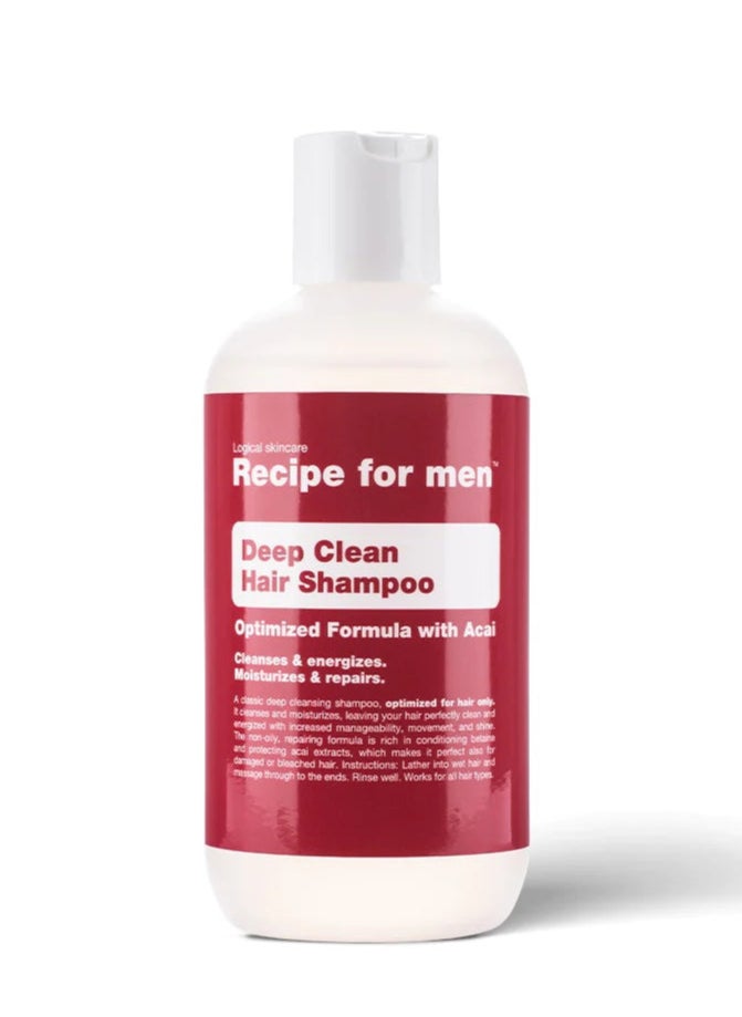 Recipe for Men Deep Clean Hair Shampoo 250ml