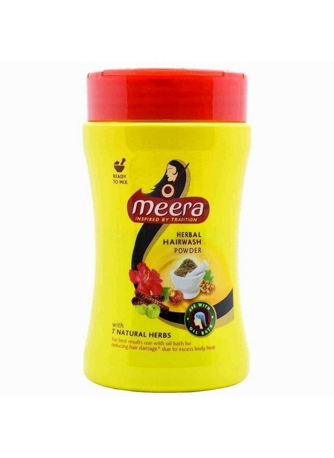 Caninkare Meera Herbal Hair Wash Powder With 7 Natural Herbs 120 G (Pack Of 3)
