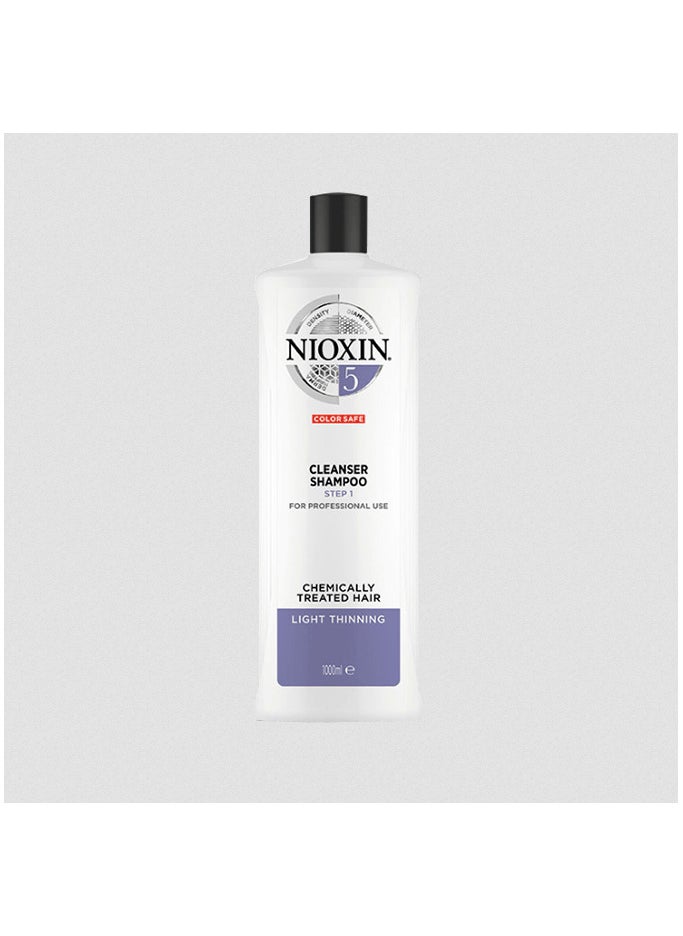 Nioxin System 5 Cleanser Shampoo for Chemically Treated Hair 1000ml