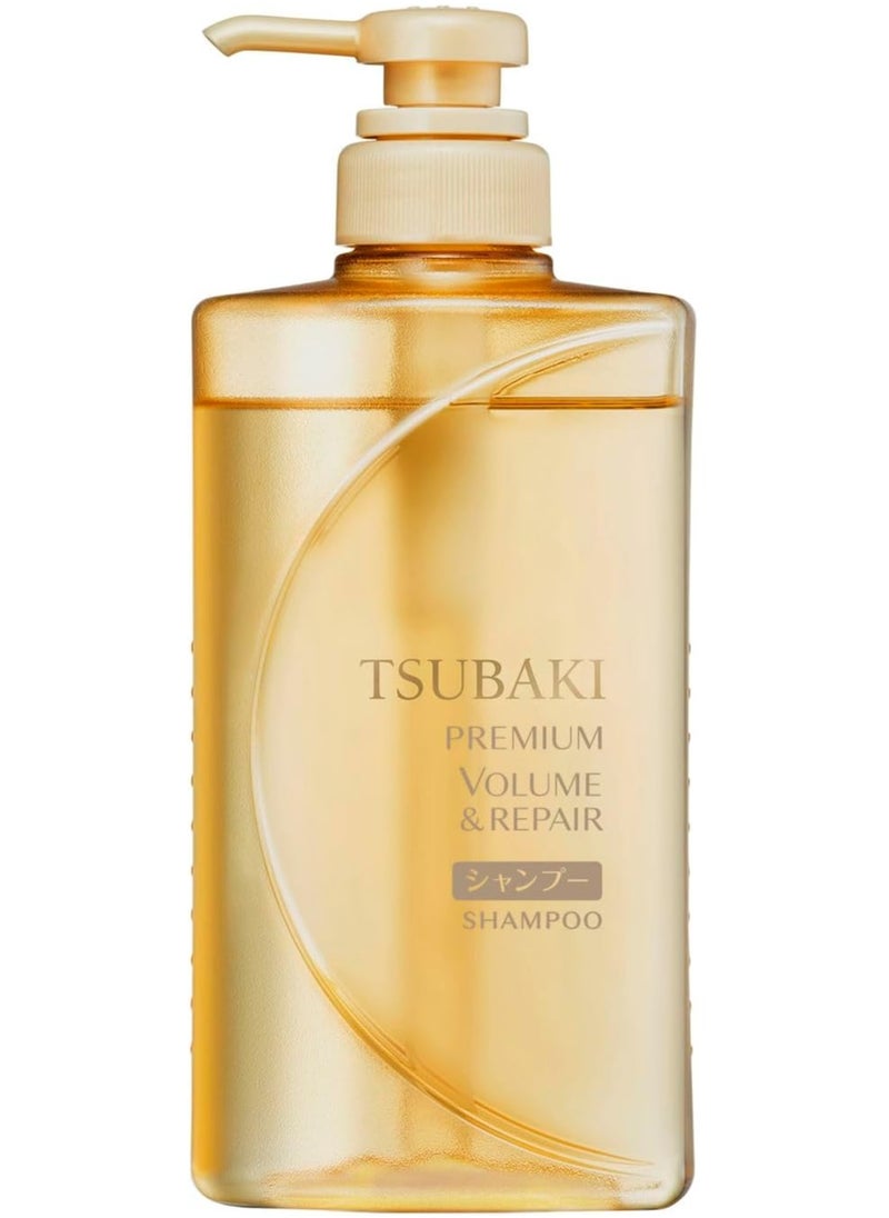 Tsubaki Premium Repair Shampoo Bottle,490 ml