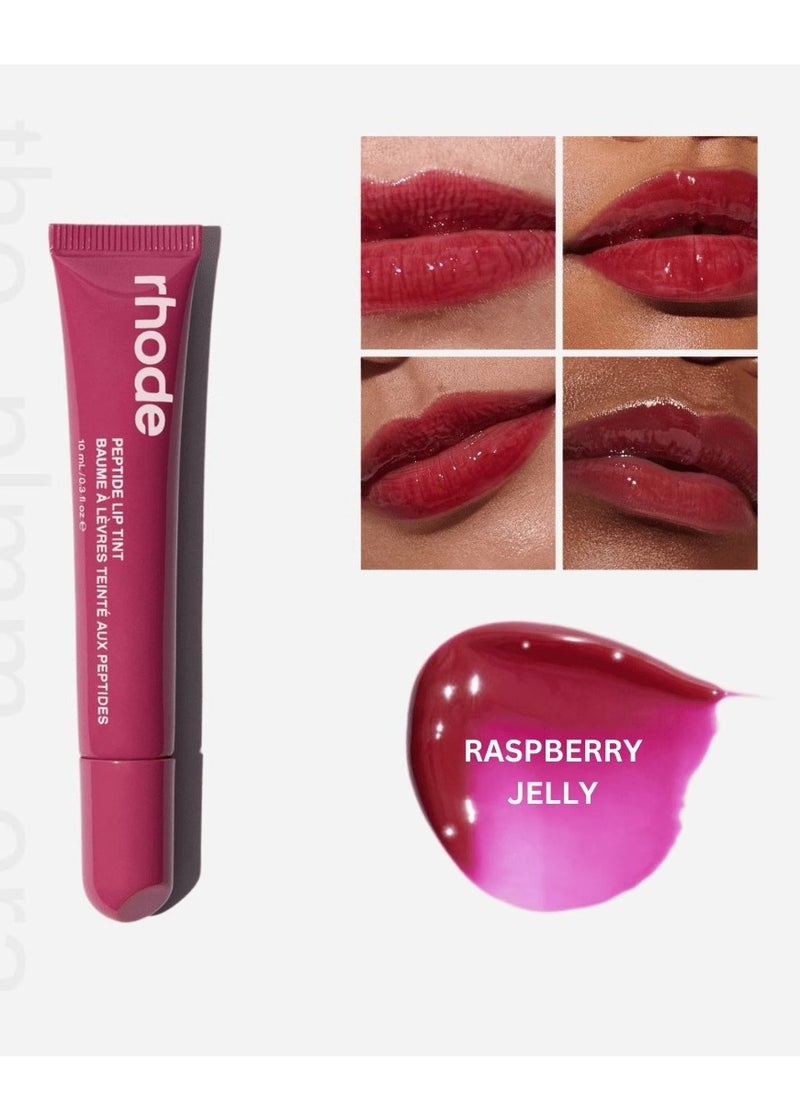 Peptide Lip Tint Long Lasting Gloss 10ml - Raspberry Jelly