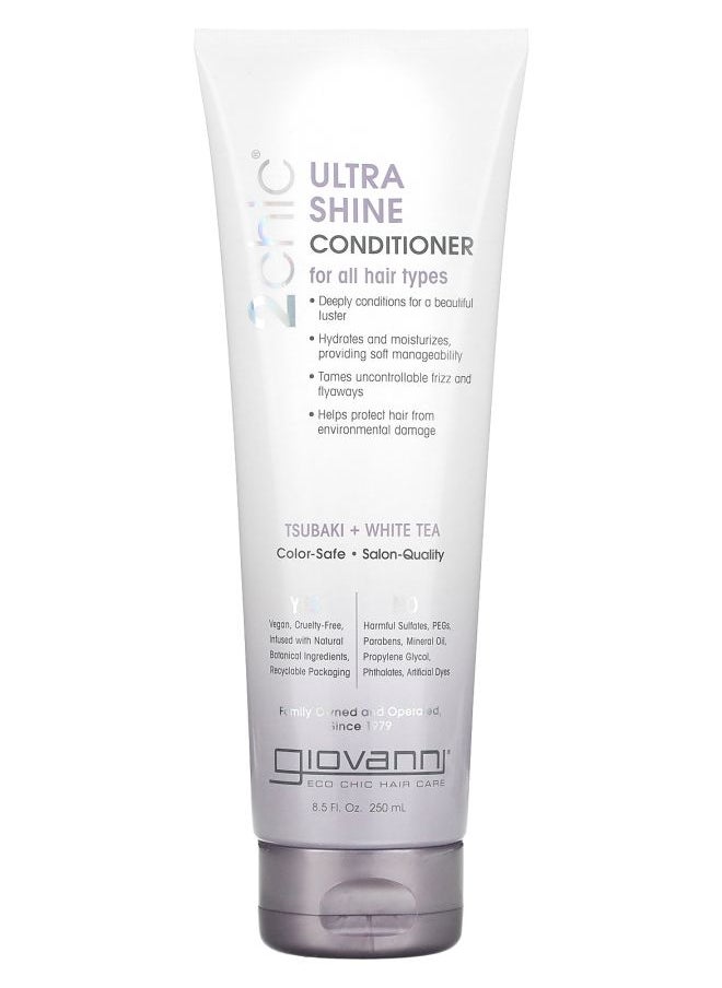 2chic Ultra Shine Conditioner For All Hair Types Tsubaki +White Tea 8.5 fl oz (250 ml)