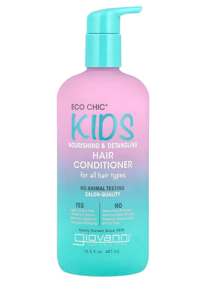 Eco Chic® Kids Nourishing & Detangling Hair Conditioner For All Hair Types 16.5 fl oz (487 ml)