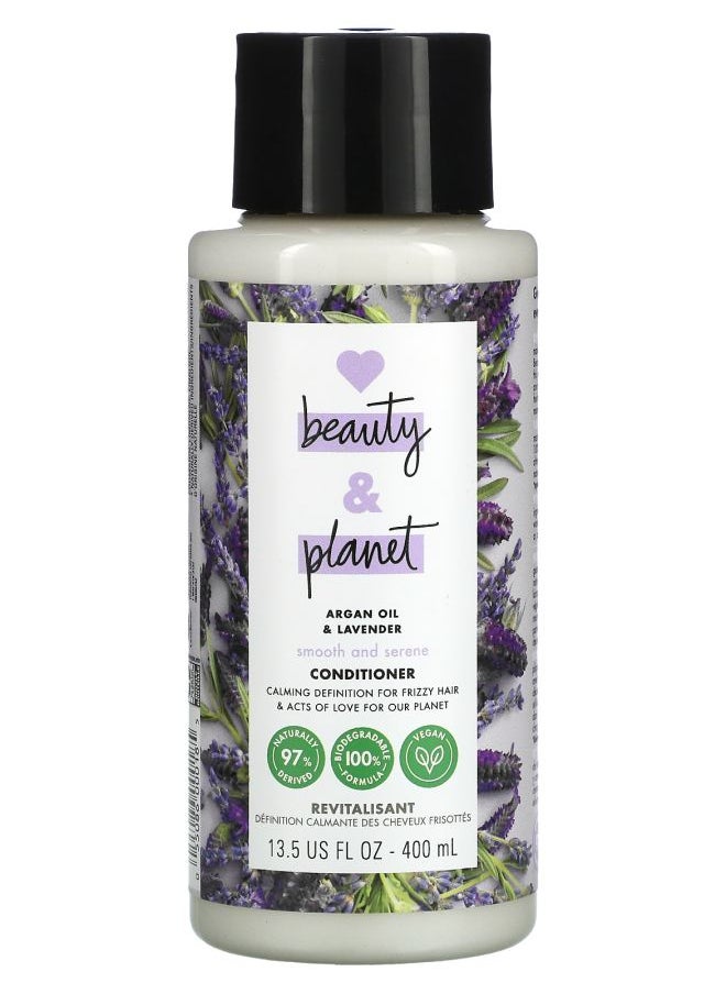 Smooth and Serene Conditioner Argan Oil & Lavender 13.5 fl oz (400 ml)