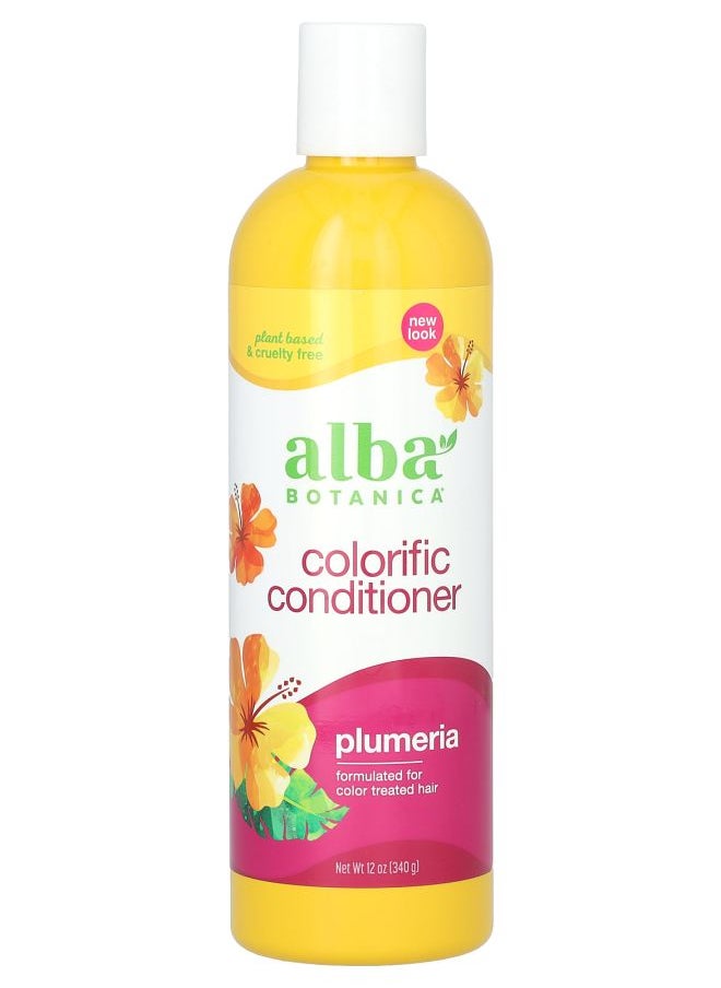 Colorific Conditioner For Color Treated Hair Plumeria 12 oz (340 g)