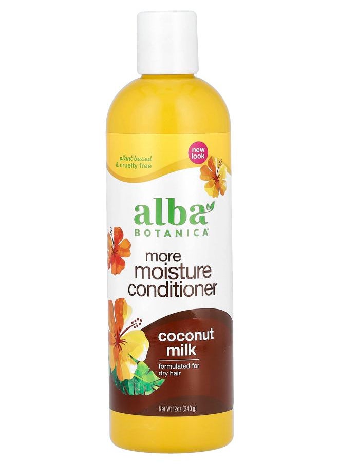 More Moisture Conditioner Coconut Milk For Dry Hair  12 oz (340 g)
