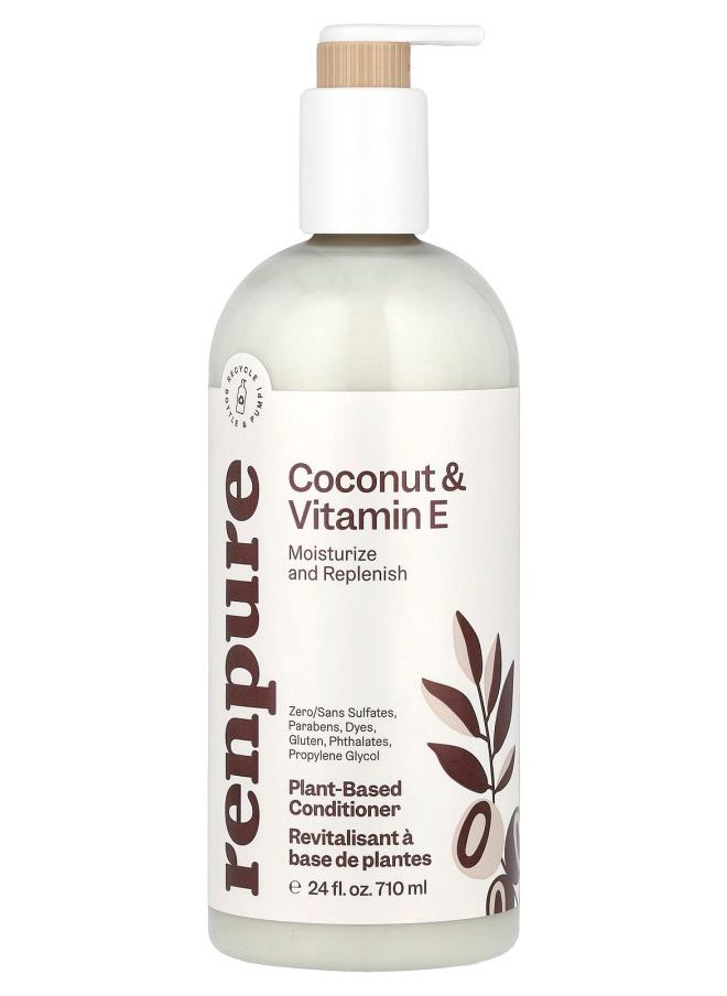 Plant-Based Conditioner Coconut & Vitamin E  24 fl oz (710 ml)