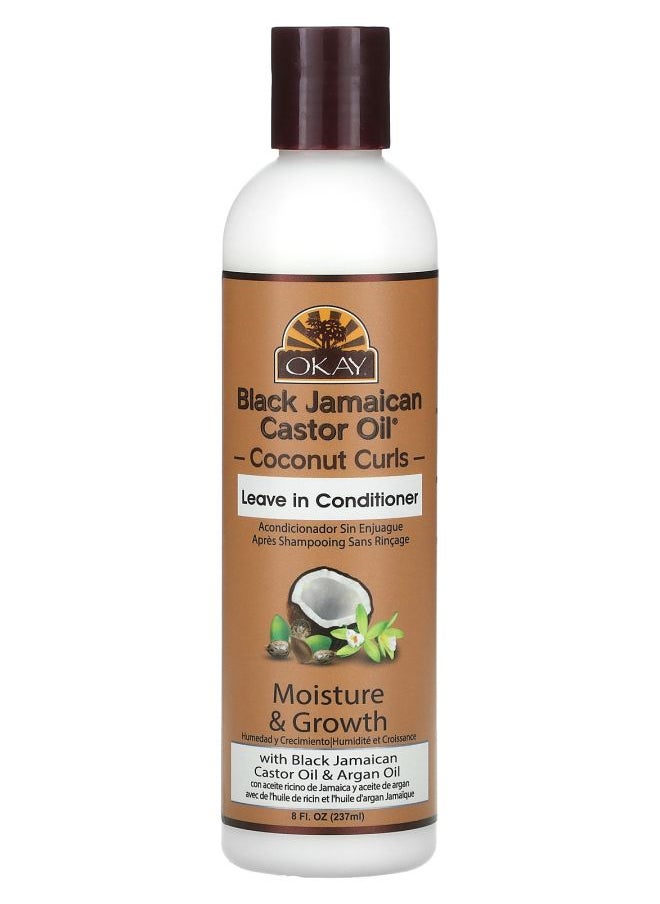 Black Jamaican Castor Oil Coconut Curls Leave in Conditioner 8 fl oz (237 ml)