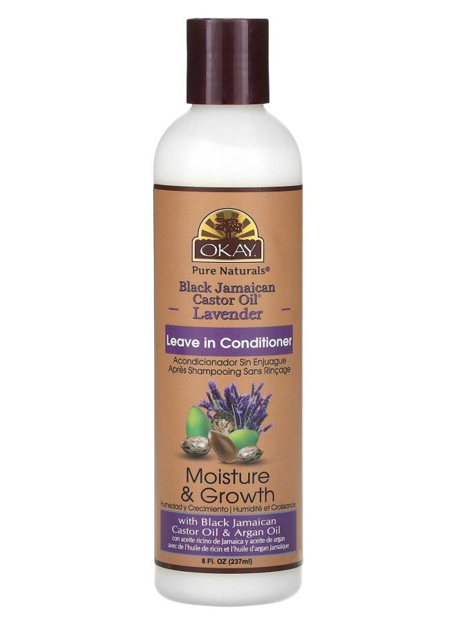 Black Jamaican Castor Oil Leave in Conditioner Lavender 8 fl oz (237 ml)