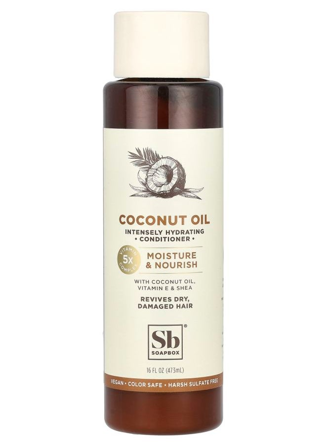 Coconut Oil Conditioner Moisture & Nourish Dry Damaged Hair 16 fl oz (473 ml)