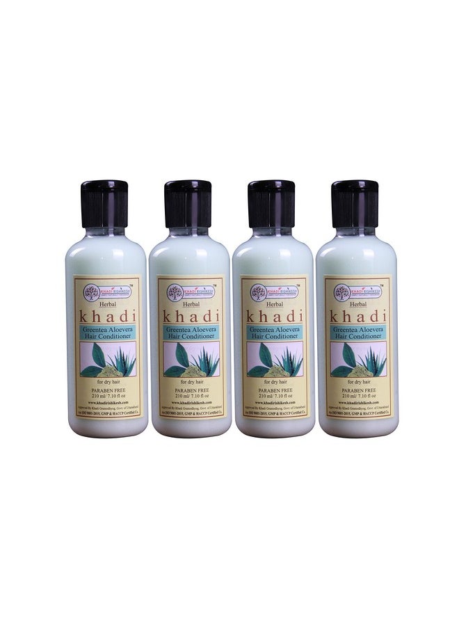 Herbal Greentea Aloevera Hair Conditioner Combo Set Pack Of - 210Ml X 4 (840Ml)