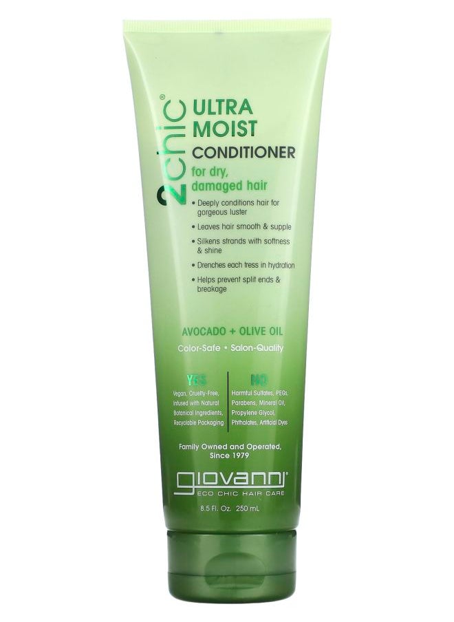 2chic Ultra-Moist Conditioner For Dry Damaged Hair Avocado + Olive Oil 8.5 fl oz (250 ml)