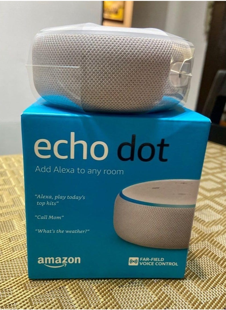 Echo Dot (3rd Gen) - Smart speaker with Alexa white