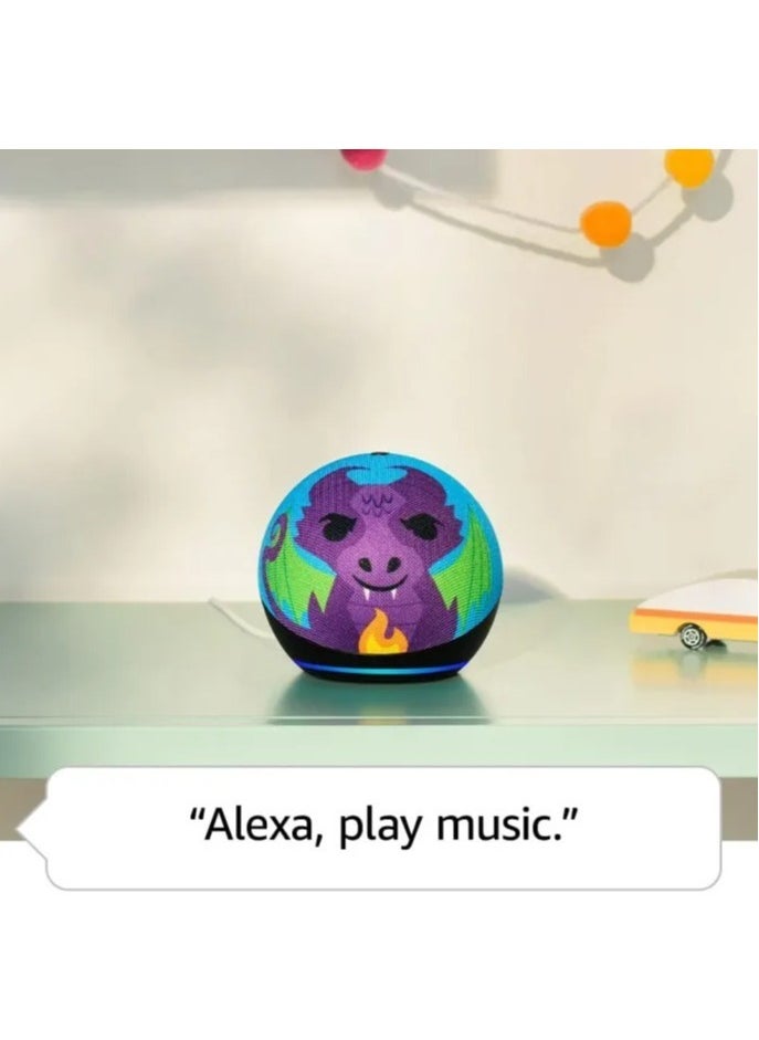 Speaker Echo Dot 5th Gen with Alexa Kids Edition – Dragon