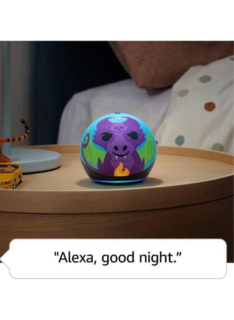 Speaker Echo Dot 5th Gen with Alexa Kids Edition – Dragon