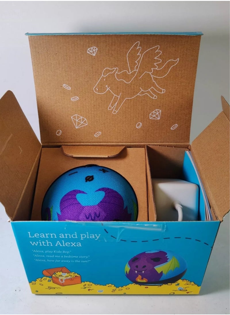 Speaker Echo Dot 5th Gen with Alexa Kids Edition – Dragon