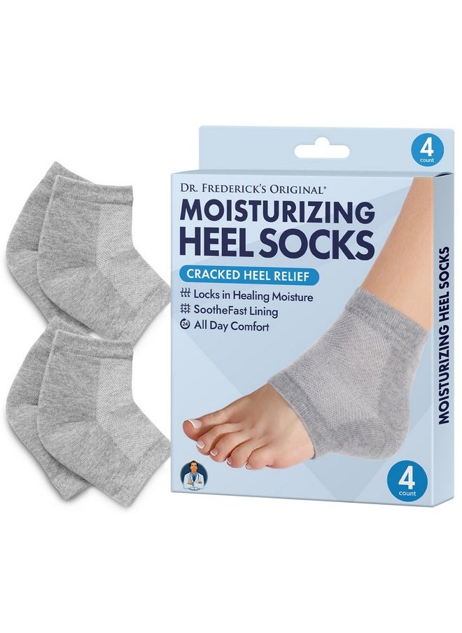 Moisturizing Heel Socks For Cracked Heel Treatment 2 Pairs Stop Cracked Heels In Their Tracks