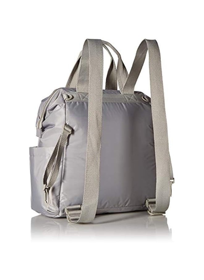 Diaper Bag Backpack:Mainframe Large Capacity Wide Open Structure with Changing Pad & Stroller Attachment, Cement