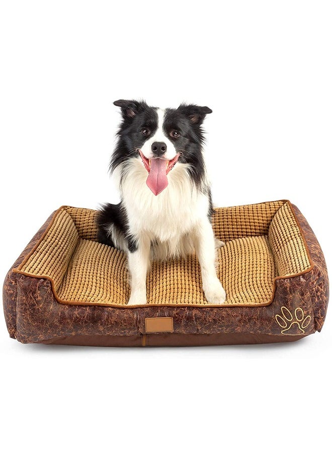 Oblong Doghouse That Can Be Removed and Washed, Waterproof Bottom, Pet Supplies that Can Be Used All Year Round, Breathable Large Cat House, Luxury Bed for Pets