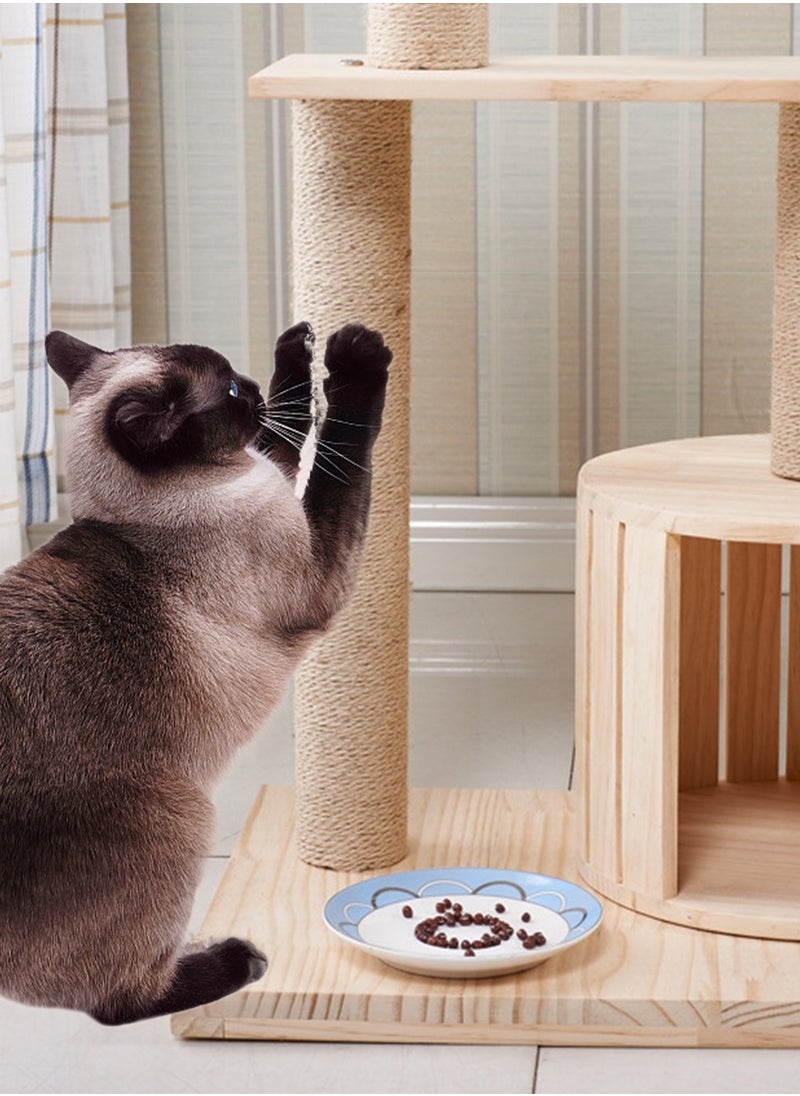 Cat Climbing Frame Solid Wood Cat Nest Cat Tree Cat House Cat Villa